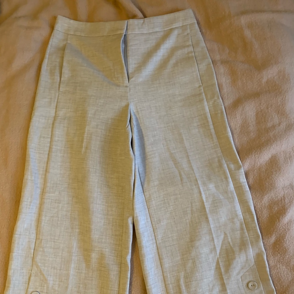 Ann Taylor flare crop pants
